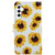 Samsung Galaxy A25 5G Colored Drawing Leather Phone Case - Sunflower