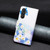 Samsung Galaxy A25 5G Colored Drawing Pattern Leather Phone Case - Butterfly Love