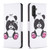 Samsung Galaxy A25 5G Colored Drawing Pattern Leather Phone Case - Panda