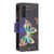 Samsung Galaxy A25 5G Colored Drawing Pattern Zipper Leather Phone Case - Big Butterfly Samsung Galaxy A25 5G Colored Drawing Pattern Zipper Leather Phone Case - Big Butterfly