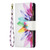 Samsung Galaxy A25 5G Colored Drawing Pattern Zipper Leather Phone Case - Sun Flower