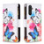 Samsung Galaxy A25 5G Colored Drawing Pattern Zipper Leather Phone Case - Two Butterflies