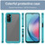 Samsung Galaxy A25 5G Colorful Series Acrylic + TPU Phone Case - Transparent Blue