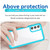 Samsung Galaxy A25 5G Colorful Series Acrylic Hybrid TPU Phone Case - Transparent Blue