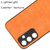 Samsung Galaxy A25 5G Cow Pattern Sewing Back Cover Phone Case - Orange