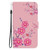 Samsung Galaxy A25 5G Crystal Texture Colored Drawing Leather Phone Case - Cherry Blossoms
