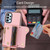 Samsung Galaxy A25 5G DF-09 Crossbody Litchi texture Card Bag Design PU Phone Case - Pink