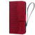 Samsung Galaxy A25 5G Diamond Buckle Leather Phone Case with Lanyard - Wine Red