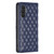 Samsung Galaxy A25 5G Diamond Lattice Magnetic Leather Flip Phone Case - Blue