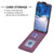 Samsung Galaxy A25 5G Diamond Lattice Vertical Flip Leather Phone Case - Dark Purple