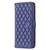 Samsung Galaxy A25 5G Diamond Lattice Wallet Flip Leather Phone Case - Blue
