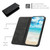 Samsung Galaxy A25 5G Diamond Splicing Skin Feel Magnetic Leather Phone Case - Black