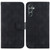 Samsung Galaxy A25 5G Double 8-shaped Embossed Leather Phone Case - Black