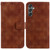 Samsung Galaxy A25 5G Double 8-shaped Embossed Leather Phone Case - Brown