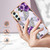 Samsung Galaxy A25 5G Electroplating IMD TPU Phone Case - Purple Flower