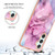 Samsung Galaxy A25 5G Electroplating Marble Dual-side IMD Phone Case - Pink 013