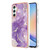 Samsung Galaxy A25 5G Electroplating Marble Dual-side IMD Phone Case - Purple 002