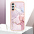 Samsung Galaxy A25 5G Electroplating Marble Dual-side IMD Phone Case - Rose Gold 005