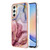 Samsung Galaxy A25 5G Electroplating Marble Dual-side IMD Phone Case - Rose Red 014
