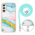 Samsung Galaxy A25 5G Electroplating Marble Dual-side IMD Phone Case with Lanyard - Green 004 Samsung Galaxy A25 5G Electroplating Marble Dual-side IMD Phone Case with Lanyard - Green 004