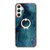 Samsung Galaxy A25 5G Electroplating Marble Dual-side IMD Phone Case with Ring - Green 017