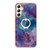 Samsung Galaxy A25 5G Electroplating Marble Dual-side IMD Phone Case with Ring - Purple 016