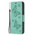 Samsung Galaxy A25 5G Embossing Two Butterflies Pattern Leather Phone Case - Green