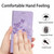 Samsung Galaxy A25 5G Flower Butterfly Embossing Pattern Leather Phone Case - Purple