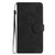 Samsung Galaxy A25 5G Flower Embossing Pattern Leather Phone Case - Black