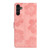 Samsung Galaxy A25 5G Flower Embossing Pattern Leather Phone Case - Pink