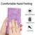 Samsung Galaxy A25 5G Flower Embossing Pattern Leather Phone Case - Purple
