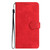 Samsung Galaxy A25 5G Flower Embossing Pattern Leather Phone Case - Red Samsung Galaxy A25 5G Flower Embossing Pattern Leather Phone Case - Red