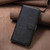 Samsung Galaxy A25 5G Four-leaf Embossed Leather Phone Case - Black