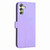 Samsung Galaxy A25 5G Four-leaf Embossed Leather Phone Case - Purple