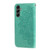 Samsung Galaxy A25 5G Global 7-petal Flowers Embossing Leather Phone Case - Green