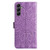 Samsung Galaxy A25 5G Global Embossed Sunflower Leather Phone Case - Purple