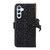 Samsung Galaxy A25 5G Global Ostrich Pattern Genuine Leather RFID Phone Case - Black