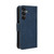 Samsung Galaxy A25 5G Global Skin Feel Calf Texture Card Slots Leather Phone Case - Blue