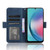Samsung Galaxy A25 5G Global Skin Feel Calf Texture Card Slots Leather Phone Case - Blue