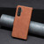 Samsung Galaxy A25 5G Lambskin Texture Pure Color Flip Leather Phone Case - Brown