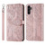 Samsung Galaxy A25 5G Life Tree Embossing Pattern Leather Phone Case - Rose Gold Samsung Galaxy A25 5G Life Tree Embossing Pattern Leather Phone Case - Rose Gold