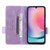 Samsung Galaxy A25 5G Magnetic Clasp Leather Phone Case - Purple
