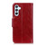 Samsung Galaxy A25 5G Nappa Texture Leather Phone Case - Red Samsung Galaxy A25 5G Nappa Texture Leather Phone Case - Red