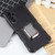 Samsung Galaxy A25 5G Non-slip Shockproof Armor Phone Case with Ring Holder - Black