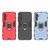 Samsung Galaxy A25 5G PC + TPU Shockproof Protective Phone Case with Magnetic Ring Holder - Navy Blue