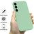 Samsung Galaxy A25 5G Pure Color Liquid Silicone Shockproof Phone Case - Green