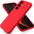 Samsung Galaxy A25 5G Pure Color Liquid Silicone Shockproof Phone Case - Red