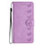 Samsung Galaxy A25 5G Seven Butterflies Embossed Leather Phone Case - Purple