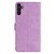 Samsung Galaxy A25 5G Seven Butterflies Embossed Leather Phone Case - Purple