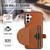 Samsung Galaxy A25 5G Shockproof Leather Phone Case with Card Holder - Brown